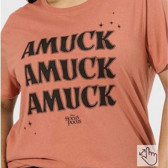 Torrid Disney Hocus Pocus Amuck Classic Fit Cotton Crew Neck Tee - Picture 7 of 8